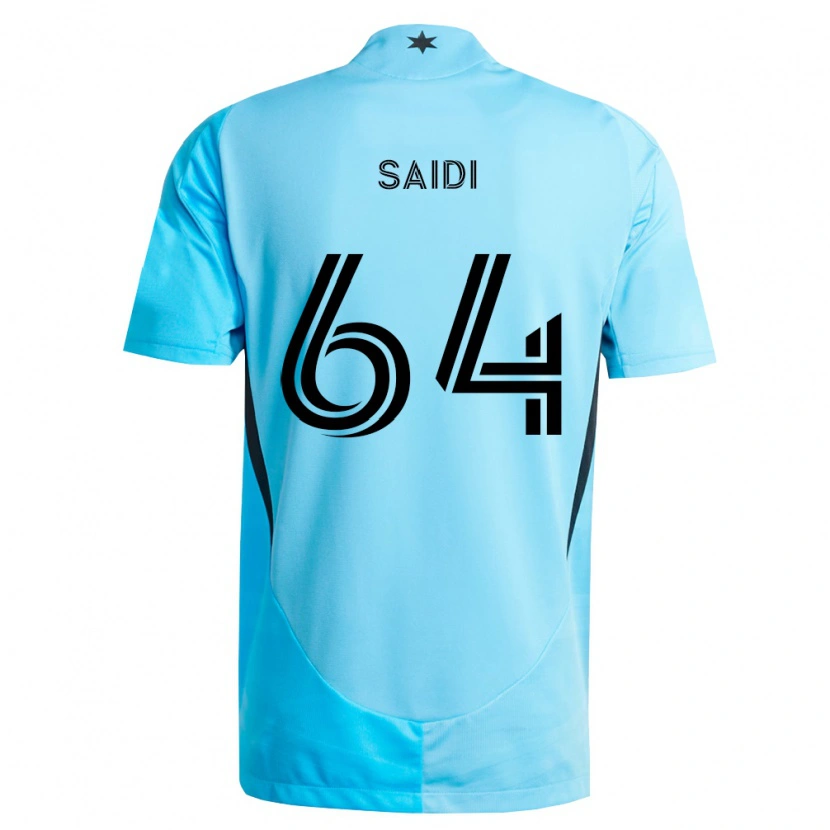 Danxen Pánské Issa Saidi #64 Světle Modrá Černá Daleko Hráčské Dresy 2026/27 Dres