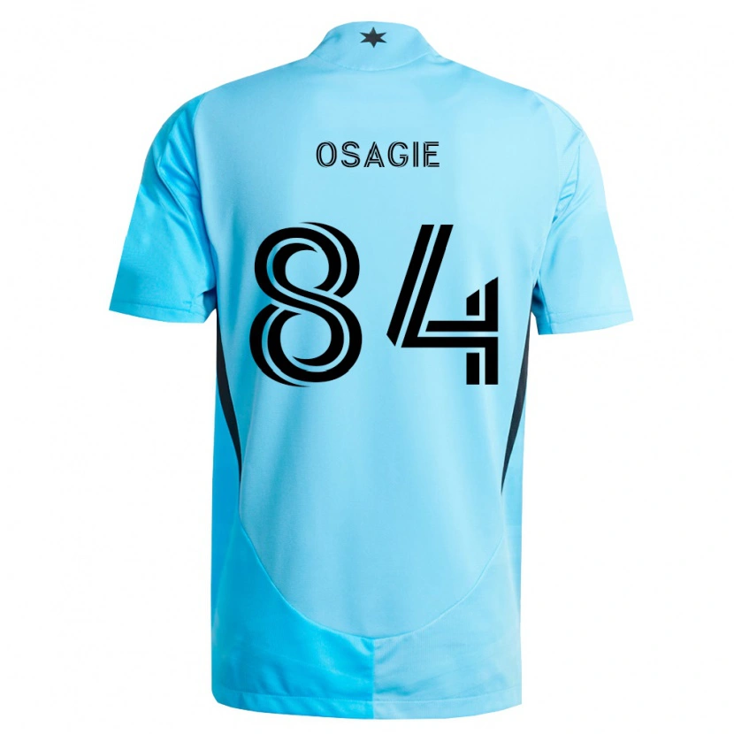Danxen Pánské Nosazena Osagie #84 Světle Modrá Černá Daleko Hráčské Dresy 2026/27 Dres