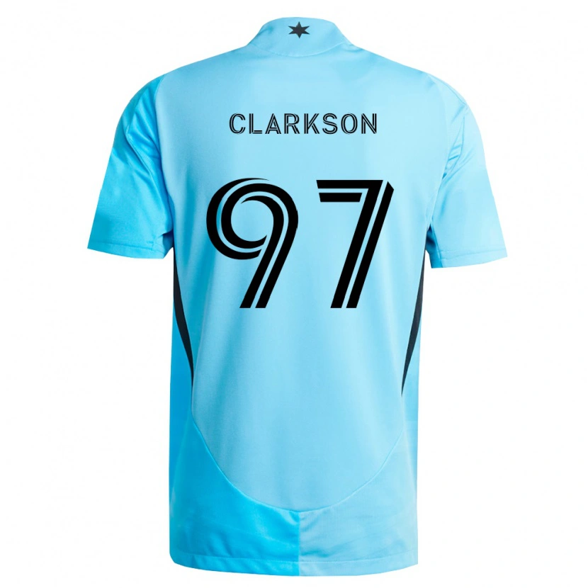 Danxen Pánské Jack Clarkson #97 Světle Modrá Černá Daleko Hráčské Dresy 2026/27 Dres
