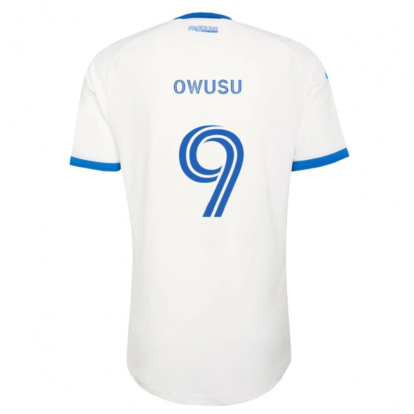 Danxen Pánské Prince Owusu #9 Nebesky Modrá Bílá Daleko Hráčské Dresy 2026/27 Dres