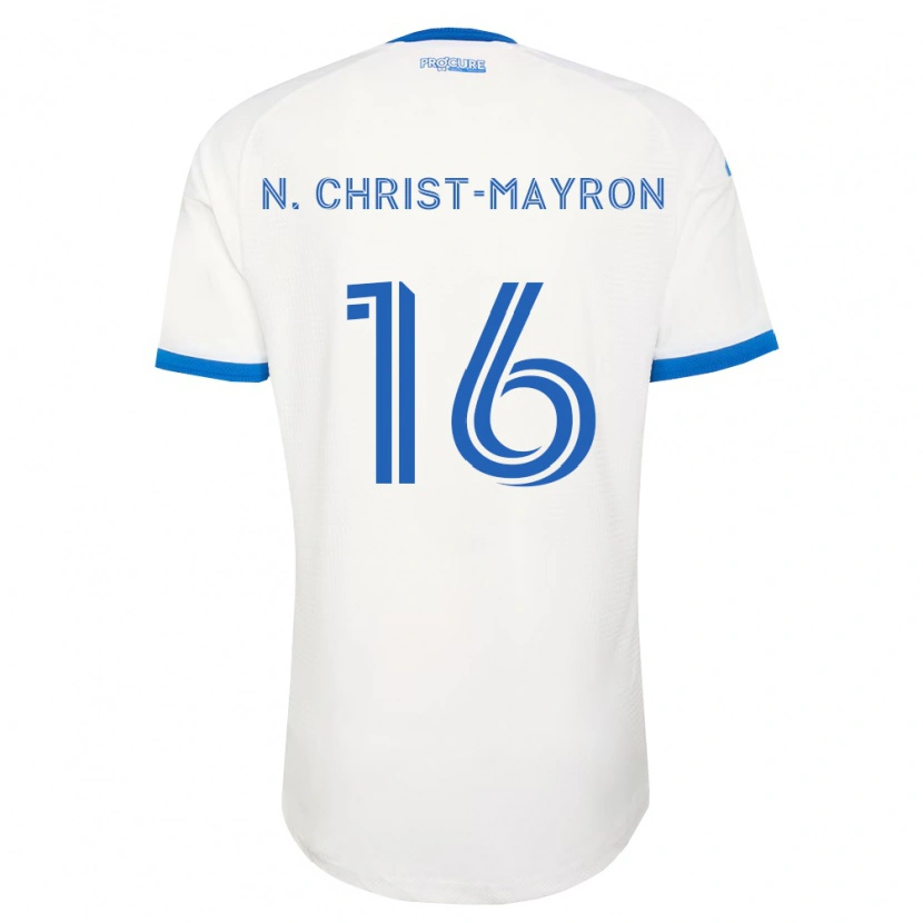 Danxen Pánské Brou Aya N'ta Christ-Mayron #16 Nebesky Modrá Bílá Daleko Hráčské Dresy 2026/27 Dres