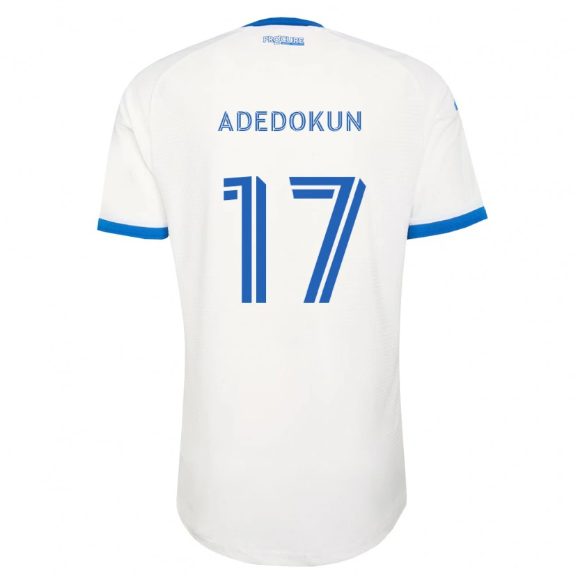 Danxen Pánské Michael Adedokun #17 Nebesky Modrá Bílá Daleko Hráčské Dresy 2026/27 Dres