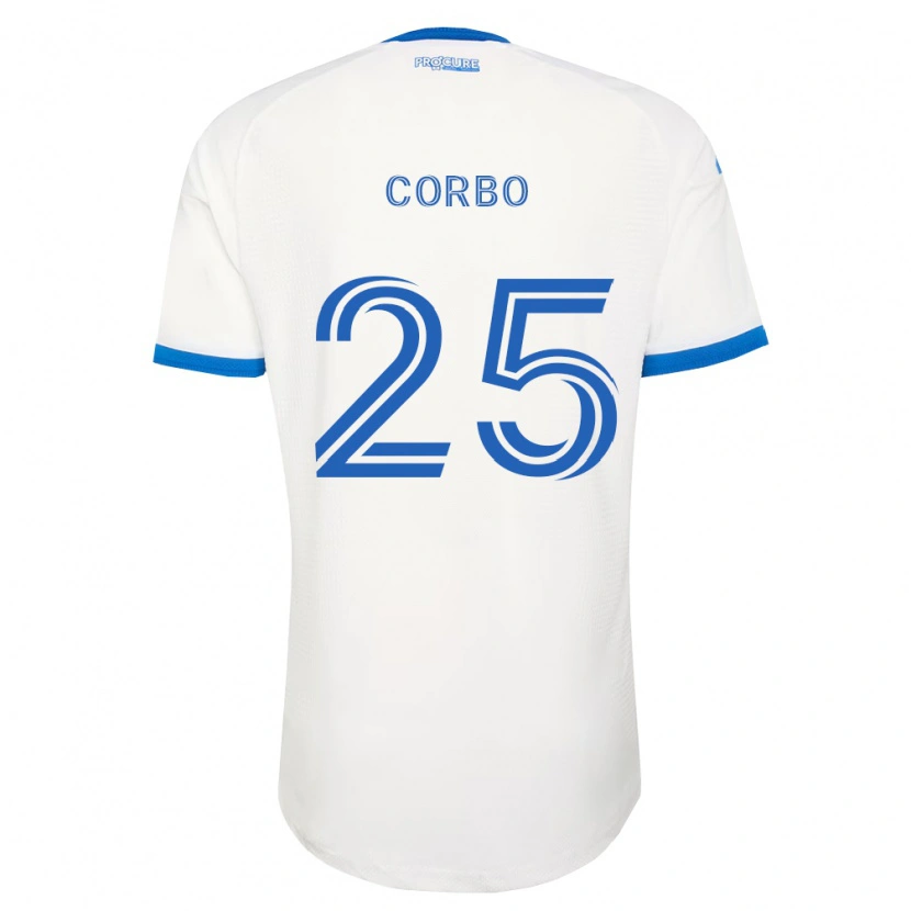 Danxen Pánské Gabriele Corbo #25 Nebesky Modrá Bílá Daleko Hráčské Dresy 2026/27 Dres