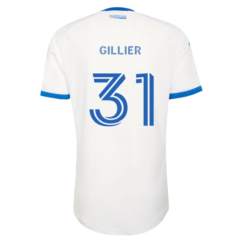 Danxen Pánské Thomas Gillier #31 Nebesky Modrá Bílá Daleko Hráčské Dresy 2026/27 Dres