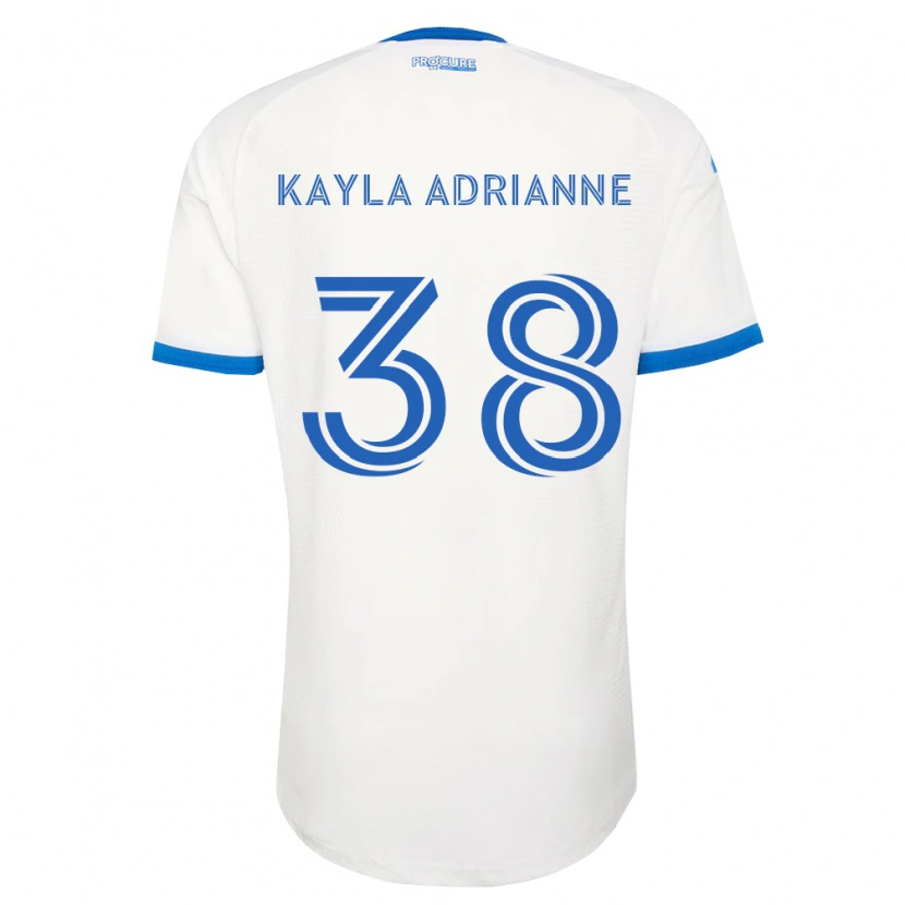 Danxen Pánské Kamdem Kayla Adrianne #38 Nebesky Modrá Bílá Daleko Hráčské Dresy 2026/27 Dres
