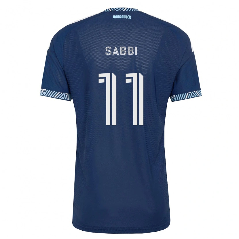 Danxen Pánské Emmanuel Sabbi #11 Tmavě Modrá Bílá Daleko Hráčské Dresy 2026/27 Dres