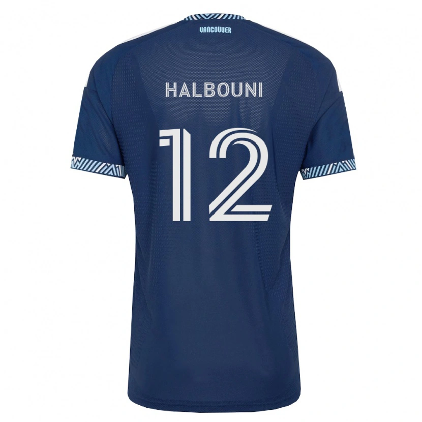 Danxen Pánské Belal Halbouni #12 Tmavě Modrá Bílá Daleko Hráčské Dresy 2026/27 Dres