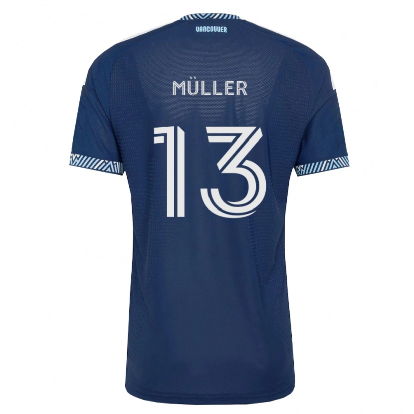 Danxen Pánské Thomas Müller #13 Tmavě Modrá Bílá Daleko Hráčské Dresy 2026/27 Dres