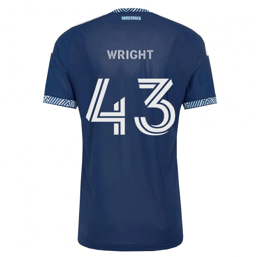 Danxen Pánské Trevor Wright #43 Tmavě Modrá Bílá Daleko Hráčské Dresy 2026/27 Dres
