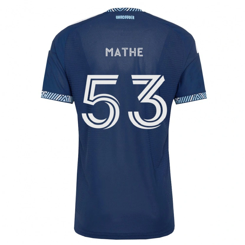 Danxen Pánské Immanuel Mathe #53 Tmavě Modrá Bílá Daleko Hráčské Dresy 2026/27 Dres