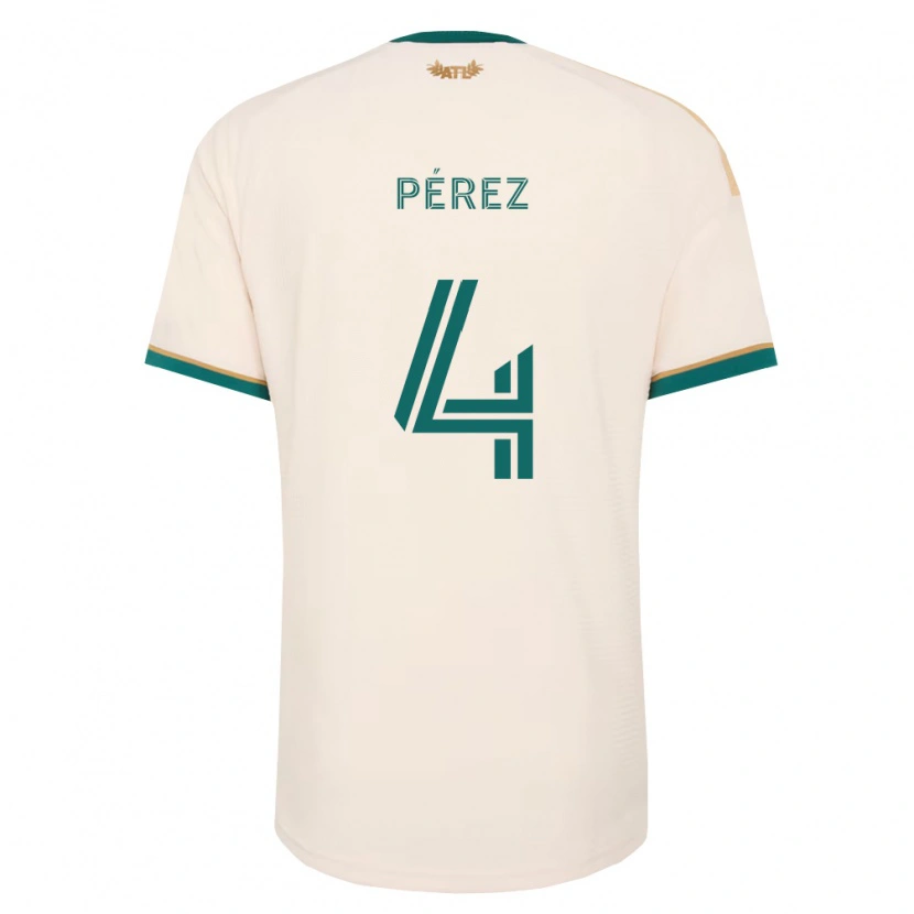 Danxen Pánské Gary Pérez #4 Šampaňská Zelená Daleko Hráčské Dresy 2026/27 Dres