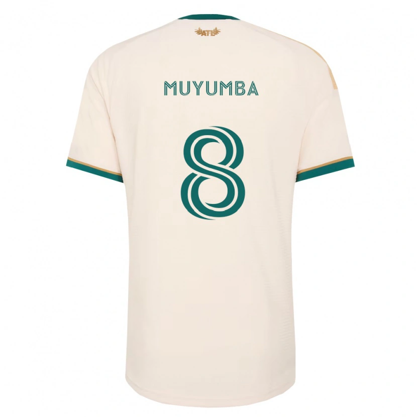 Danxen Pánské Tristan Muyumba #8 Šampaňská Zelená Daleko Hráčské Dresy 2026/27 Dres