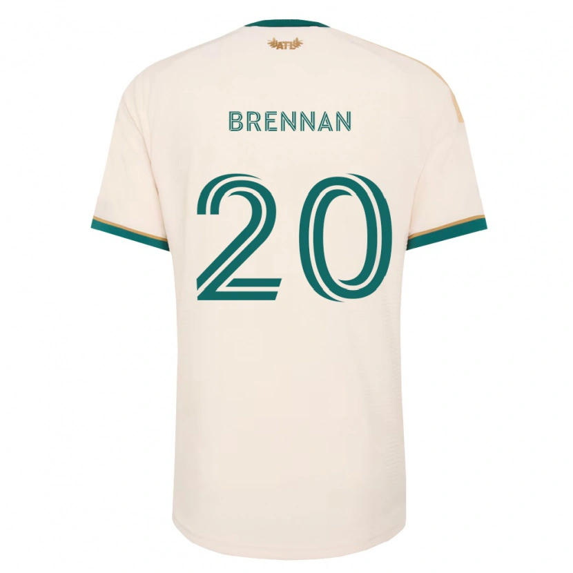 Danxen Pánské Luke Brennan #20 Šampaňská Zelená Daleko Hráčské Dresy 2026/27 Dres