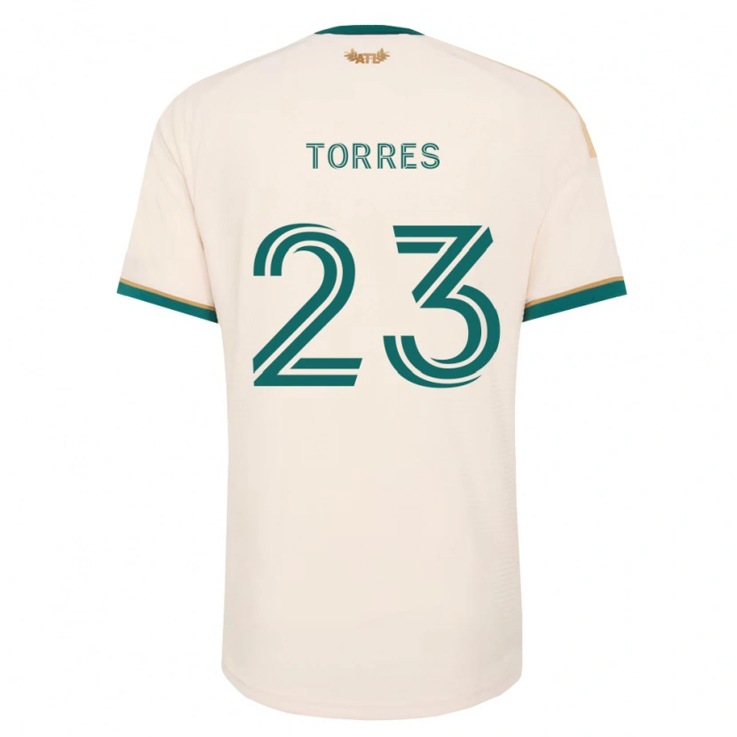 Danxen Pánské Adyn Torres #23 Šampaňská Zelená Daleko Hráčské Dresy 2026/27 Dres