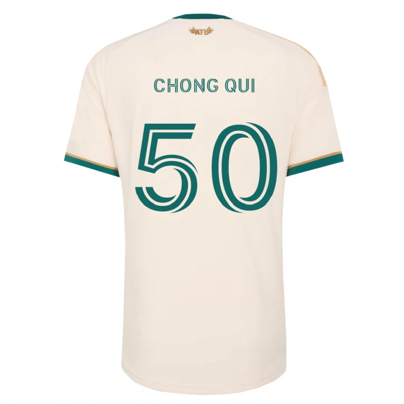 Danxen Pánské Dominik Chong Qui #50 Šampaňská Zelená Daleko Hráčské Dresy 2026/27 Dres