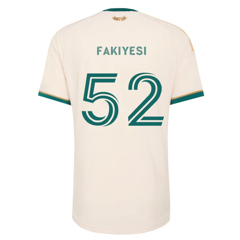 Danxen Pánské Seyi Fakiyesi #52 Šampaňská Zelená Daleko Hráčské Dresy 2026/27 Dres