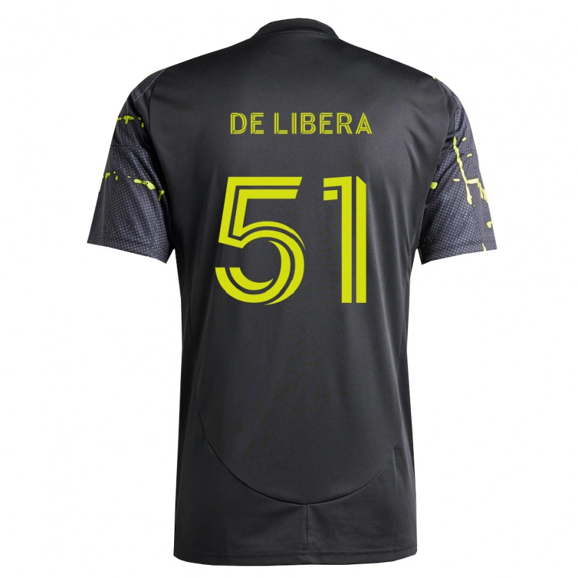 Danxen Pánské Giorgio De Libera #51 Fluorescenční Žlutá Černá Daleko Hráčské Dresy 2026/27 Dres