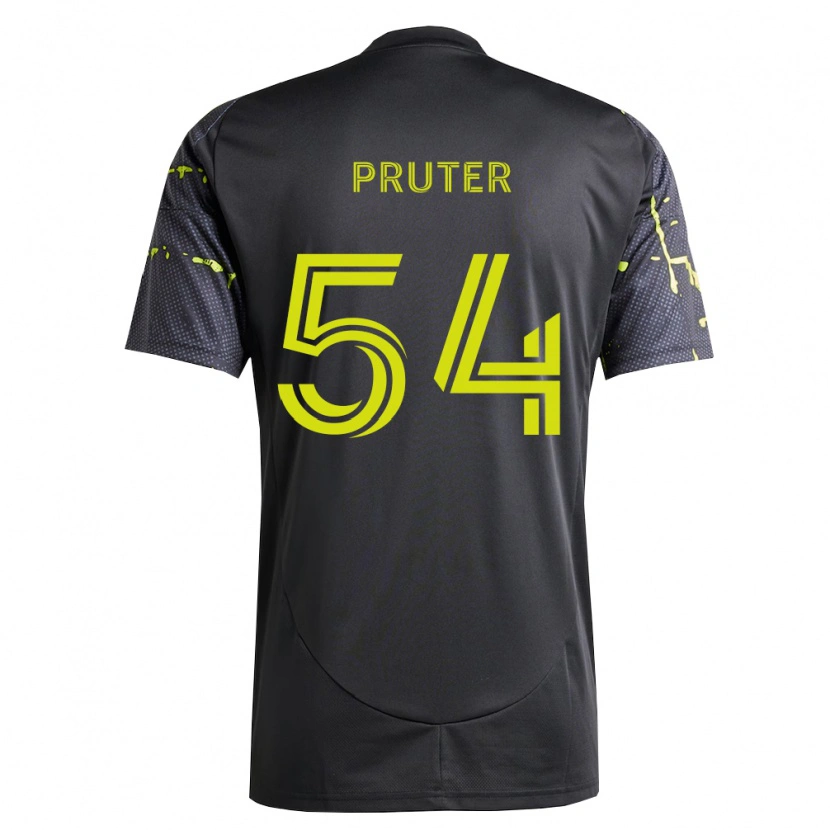 Danxen Pánské Luke Pruter #54 Fluorescenční Žlutá Černá Daleko Hráčské Dresy 2026/27 Dres