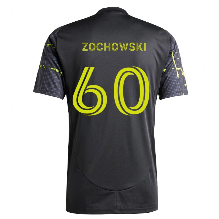 Danxen Pánské Alex Zochowski #60 Fluorescenční Žlutá Černá Daleko Hráčské Dresy 2026/27 Dres