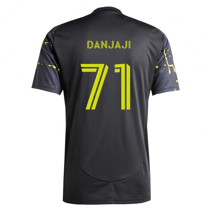 Danxen Pánské Jamil Danjaji #71 Fluorescenční Žlutá Černá Daleko Hráčské Dresy 2026/27 Dres