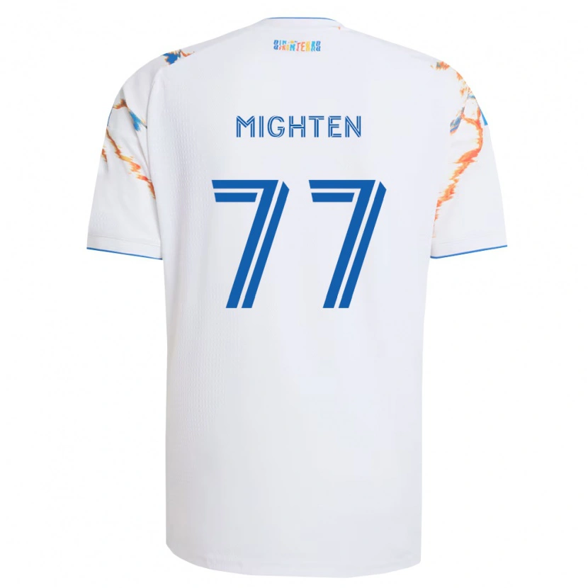 Danxen Pánské Alex Mighten #77 Bílá Oranžová Modrá Daleko Hráčské Dresy 2026/27 Dres