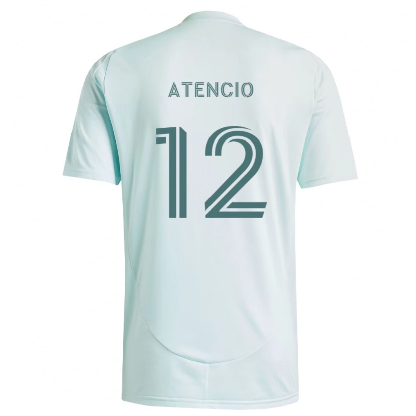 Danxen Pánské Josh Atencio #12 Bílá Světle Zelená Daleko Hráčské Dresy 2026/27 Dres