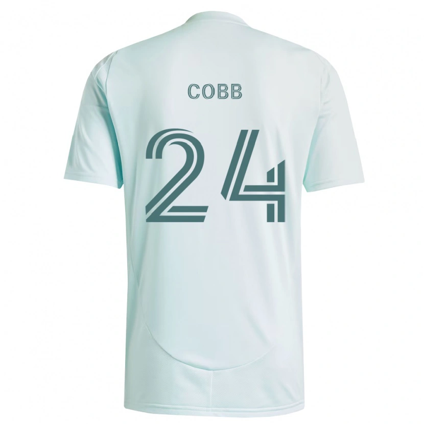 Danxen Pánské Noah Cobb #24 Bílá Světle Zelená Daleko Hráčské Dresy 2026/27 Dres