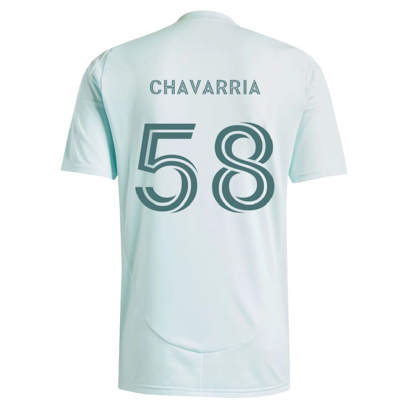 Danxen Pánské Keith Chavarria #58 Bílá Světle Zelená Daleko Hráčské Dresy 2026/27 Dres