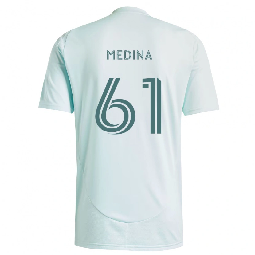 Danxen Pánské Leonardo Medina #61 Bílá Světle Zelená Daleko Hráčské Dresy 2026/27 Dres