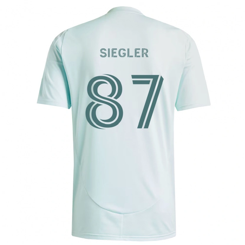 Danxen Pánské Sebastian Siegler #87 Bílá Světle Zelená Daleko Hráčské Dresy 2026/27 Dres