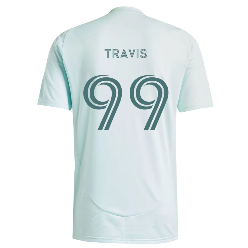 Danxen Pánské Jackson Travis #99 Bílá Světle Zelená Daleko Hráčské Dresy 2026/27 Dres