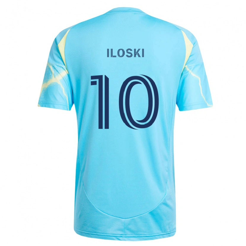 Danxen Pánské Milan Iloski #10 Světle Modrá Černá Světle Žlutá Daleko Hráčské Dresy 2026/27 Dres