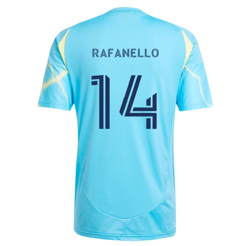 Danxen Pánské Jeremy Rafanello #14 Světle Modrá Černá Světle Žlutá Daleko Hráčské Dresy 2026/27 Dres