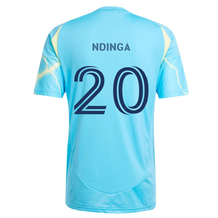 Danxen Pánské Philippe Ndinga #20 Světle Modrá Černá Světle Žlutá Daleko Hráčské Dresy 2026/27 Dres