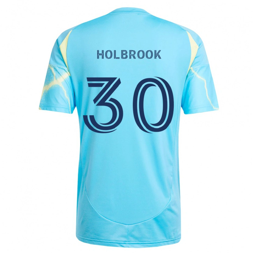 Danxen Pánské Pierce Holbrook #30 Světle Modrá Černá Světle Žlutá Daleko Hráčské Dresy 2026/27 Dres