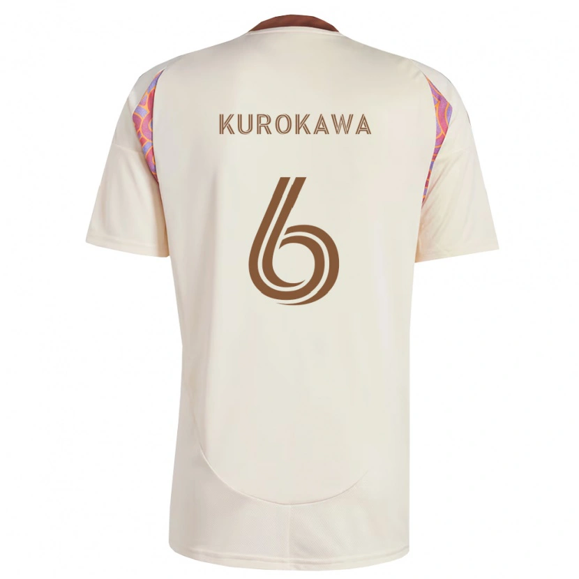 Danxen Pánské Keisuke Kurokawa #6 Off-White Růžová Daleko Hráčské Dresy 2026/27 Dres