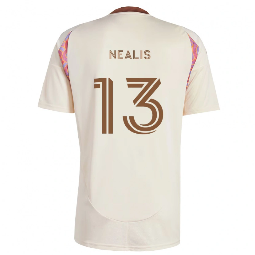 Danxen Pánské Sean Nealis #13 Off-White Růžová Daleko Hráčské Dresy 2026/27 Dres