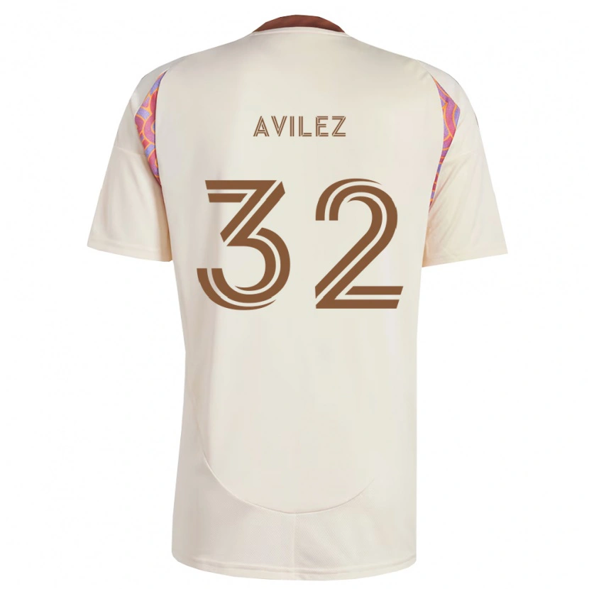 Danxen Pánské Oscar Avilez #32 Off-White Růžová Daleko Hráčské Dresy 2026/27 Dres