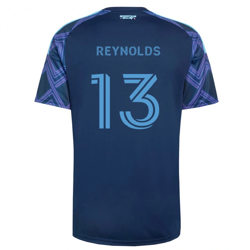 Danxen Pánské Justin Reynolds #13 Královsky Modrá Fialová Daleko Hráčské Dresy 2026/27 Dres