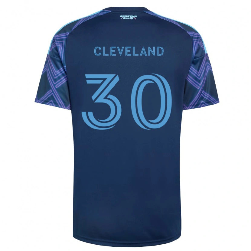 Danxen Pánské Stefan Cleveland #30 Královsky Modrá Fialová Daleko Hráčské Dresy 2026/27 Dres