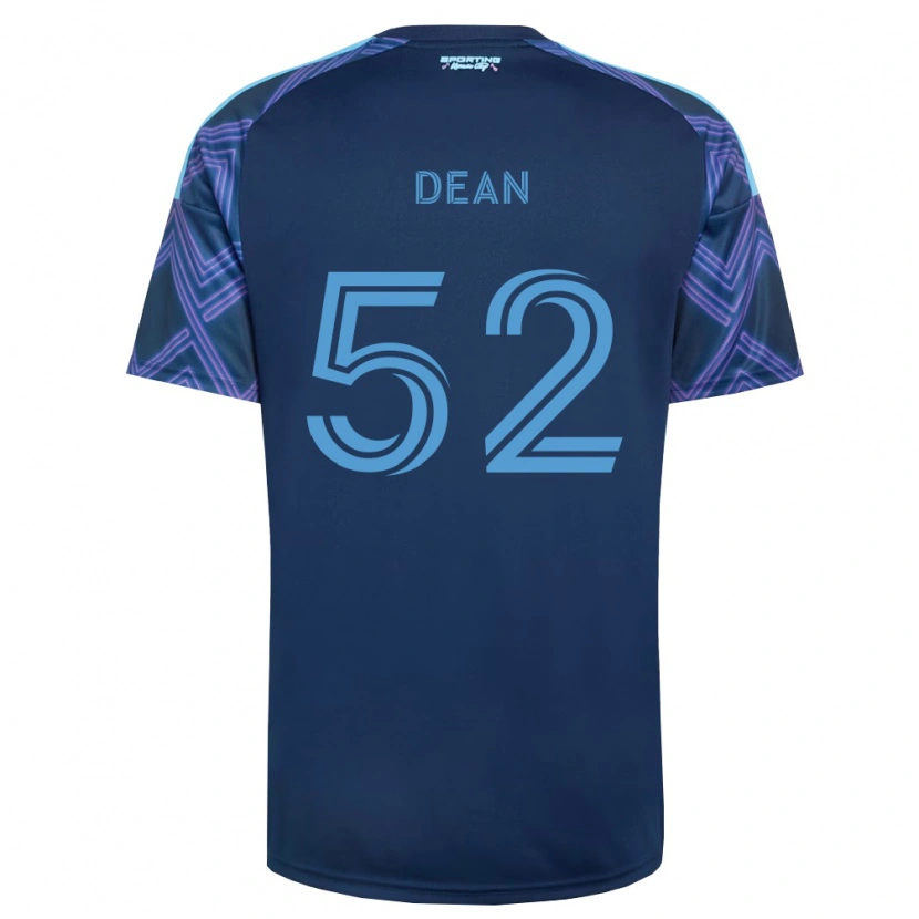 Danxen Pánské Finn Dean #52 Královsky Modrá Fialová Daleko Hráčské Dresy 2026/27 Dres