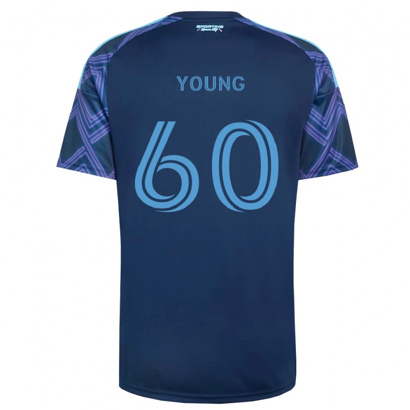 Danxen Pánské Nate Young #60 Královsky Modrá Fialová Daleko Hráčské Dresy 2026/27 Dres