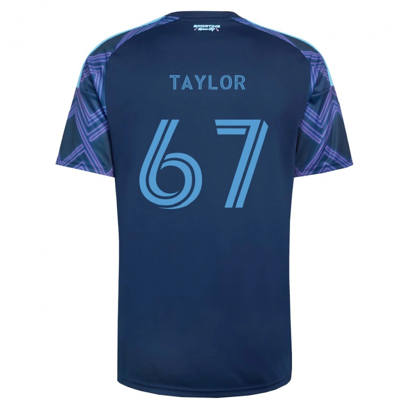 Danxen Pánské Kael Taylor #67 Královsky Modrá Fialová Daleko Hráčské Dresy 2026/27 Dres