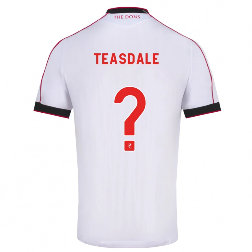 Danxen Pánské Joseph Teasdale #0 Černá Červená Bílá Daleko Hráčské Dresy 2026/27 Dres