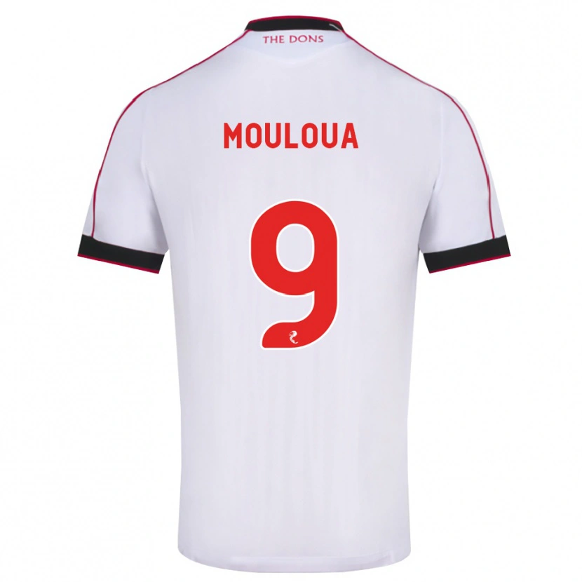 Danxen Pánské Ayoub Mouloua #9 Černá Červená Bílá Daleko Hráčské Dresy 2026/27 Dres