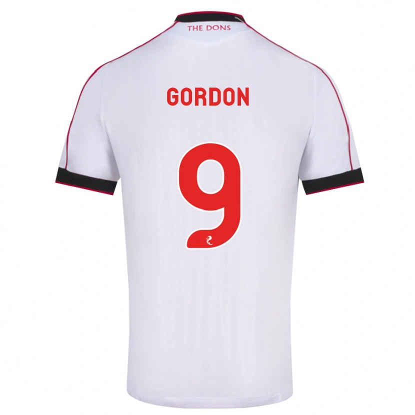 Danxen Pánské Lauren Gordon #9 Černá Červená Bílá Daleko Hráčské Dresy 2026/27 Dres