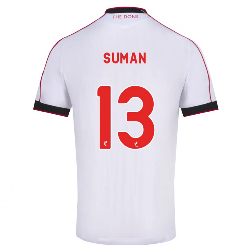 Danxen Pánské Nick Suman #13 Černá Červená Bílá Daleko Hráčské Dresy 2026/27 Dres