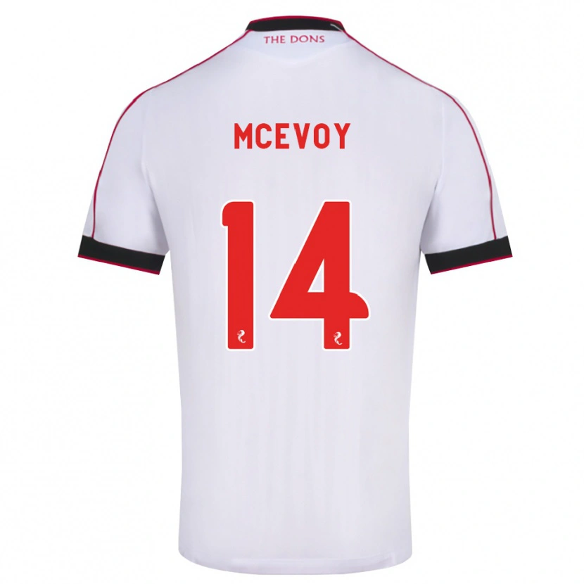 Danxen Pánské Holly Mcevoy #14 Černá Červená Bílá Daleko Hráčské Dresy 2026/27 Dres