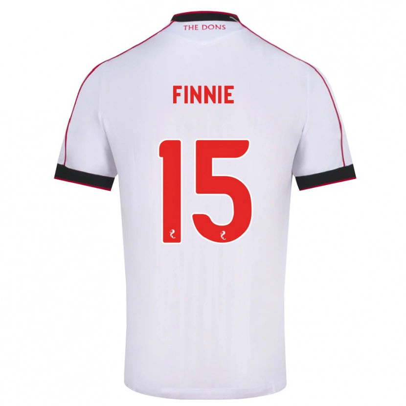 Danxen Pánské Maddison Finnie #15 Černá Červená Bílá Daleko Hráčské Dresy 2026/27 Dres