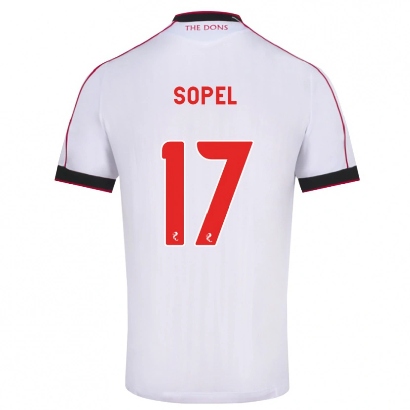 Danxen Pánské Nadia Sopel #17 Černá Červená Bílá Daleko Hráčské Dresy 2026/27 Dres